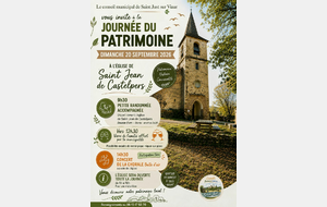 Journée du Patrimoine à Saint Jean de Castelpers
