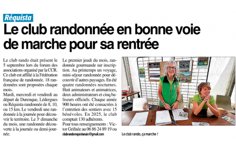 Forum des associations du 5 septembre
